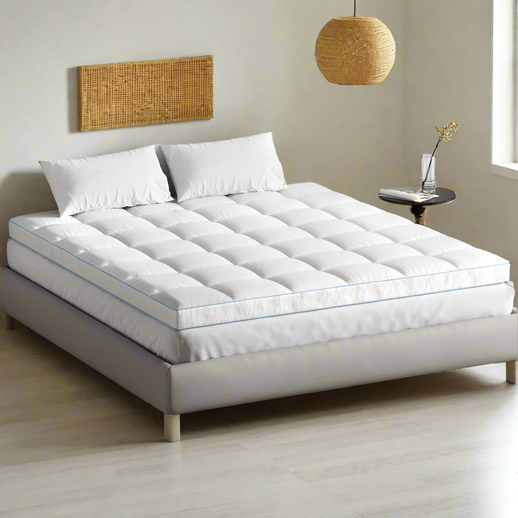 Luxore Ultra Plush 1500GSM Bamboo Mattress Topper | Super Soft 10cm Deep Airmax Bamboo Topper