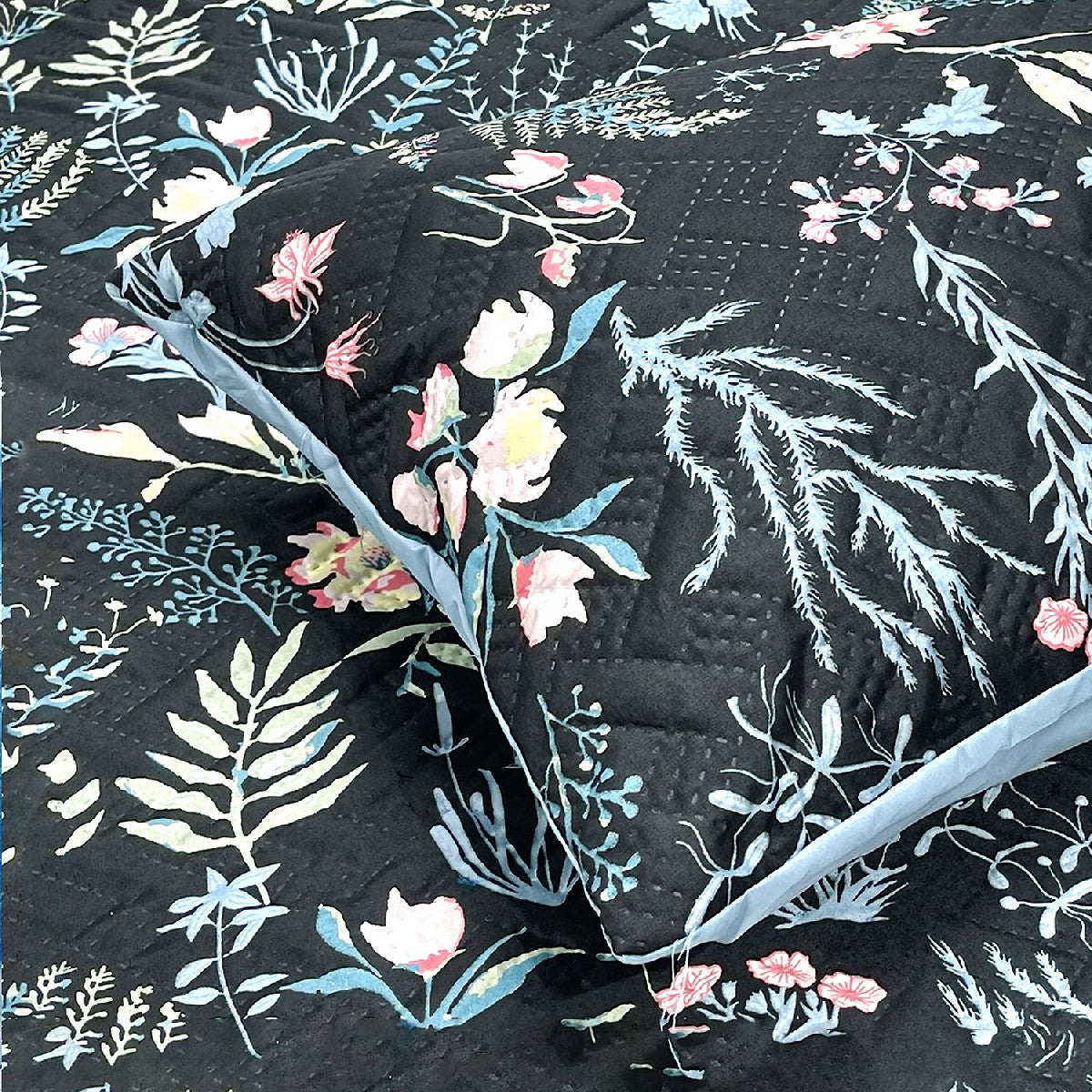 Ramesses Soft Bamboo Cooling Ultrasonic Quilt Cover Set With Fitted Sheet | Printed Design Bamboo Bedding Set