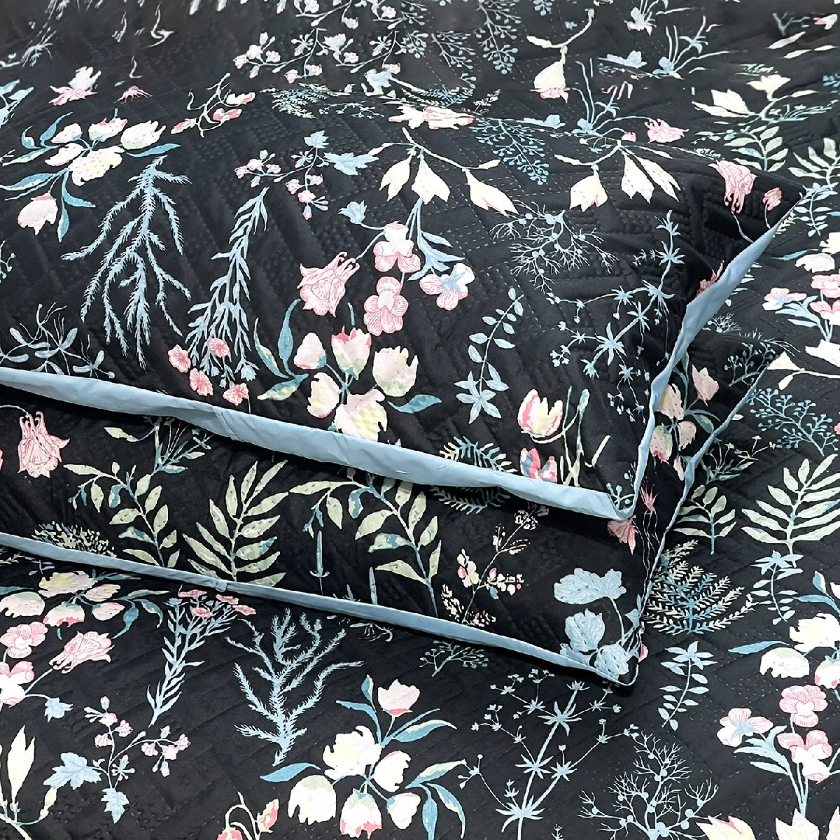 Ramesses Soft Bamboo Cooling Ultrasonic Quilt Cover Set With Fitted Sheet | Printed Design Bamboo Bedding Set