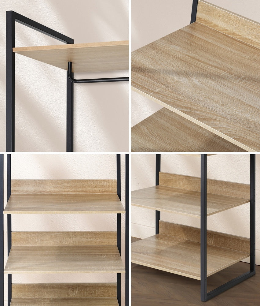 Aspen Modern Multi Storage Portable Wardrobe | 4 Shelf Clothing Storage Unit