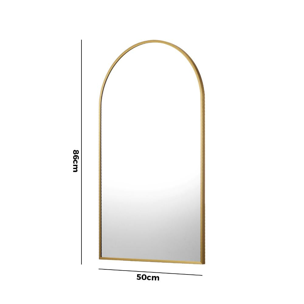 Perose Arched Wall or Floor Designer Mirror | Modern Feature Wall or Floor Mounted Décor Mirror
