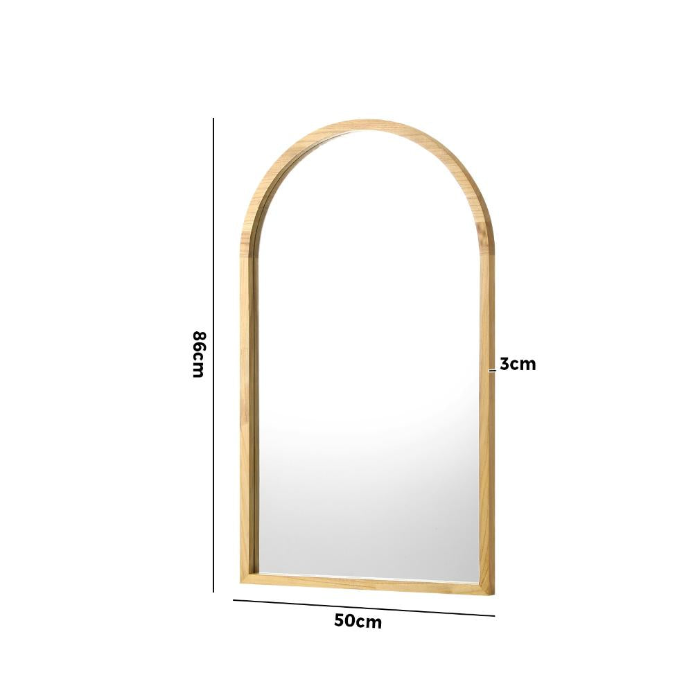 Perose Arched Wall or Floor Designer Mirror | Modern Feature Wall or Floor Mounted Décor Mirror