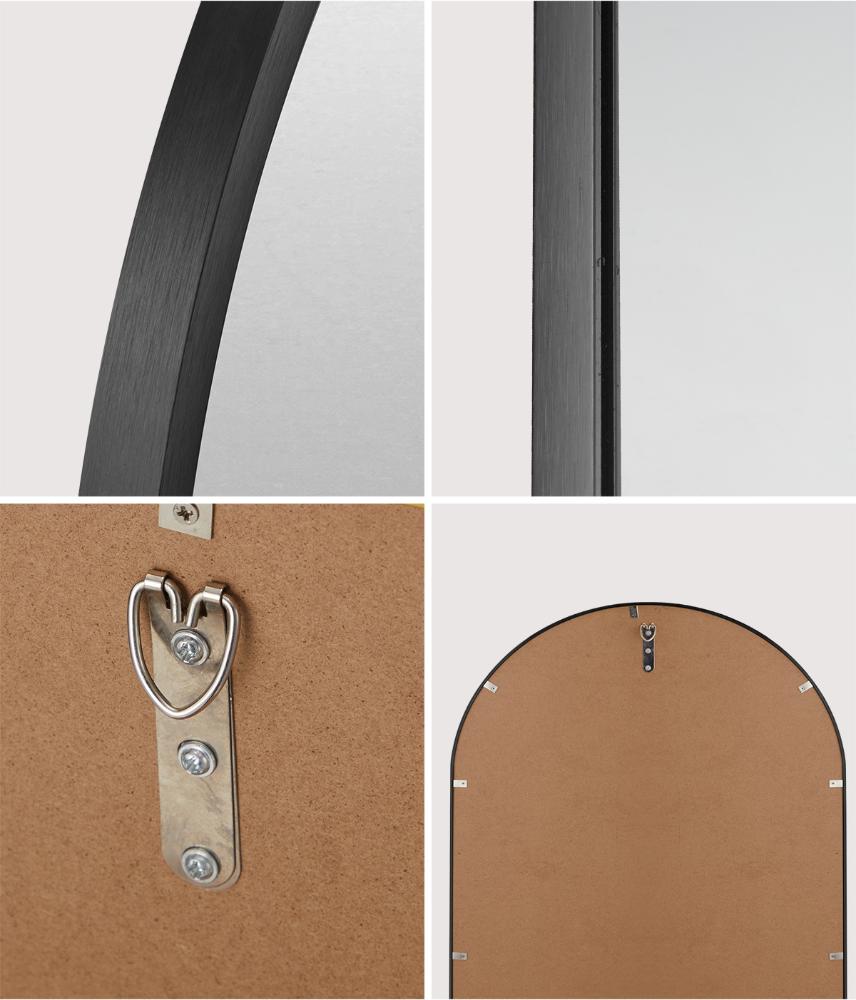 Alfamare Oval Wall Mounted Designer Mirror |Oval 84 x 50cm Feature Décor Mirror