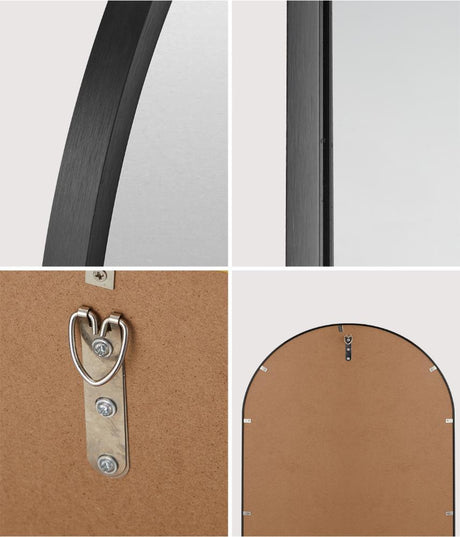 Alfamare Oval Wall Mounted Designer Mirror |Oval 84 x 50cm Feature Dรฉcor Mirror