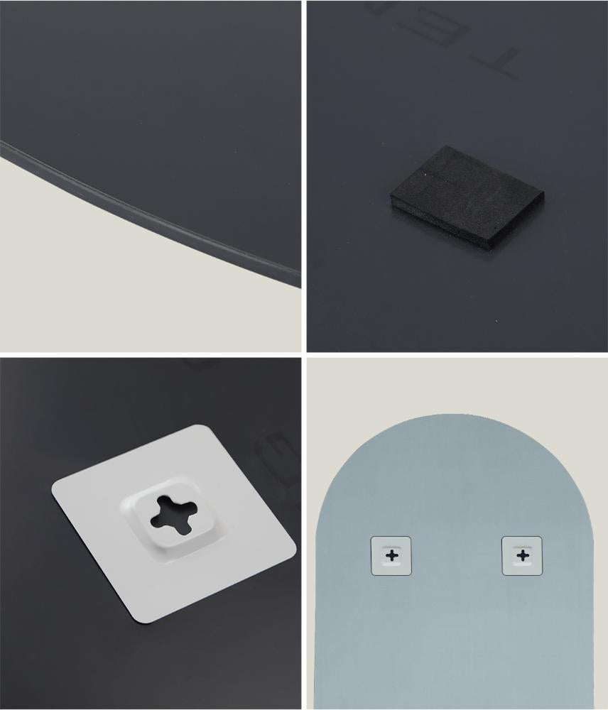 Alfamare Oval Wall Mounted Designer Mirror |Oval 84 x 50cm Feature Décor Mirror