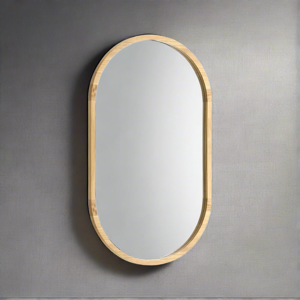 Alfamare Oval Wall Mounted Designer Mirror |Oval 84 x 50cm Feature Décor Mirror