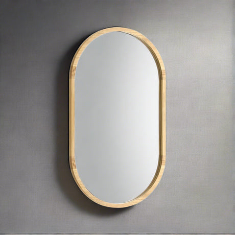 Alfamare Oval Wall Mounted Designer Mirror |Oval 84 x 50cm Feature Dรฉcor Mirror