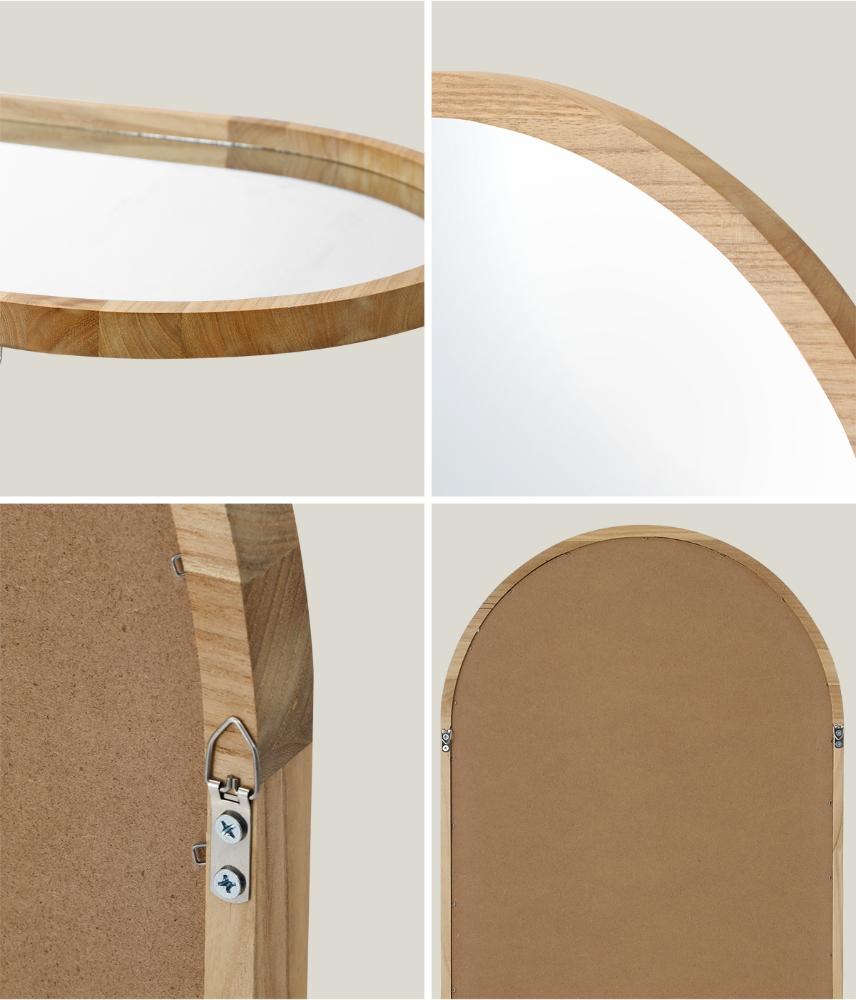 Alfamare Oval Wall Mounted Designer Mirror |Oval 84 x 50cm Feature Décor Mirror