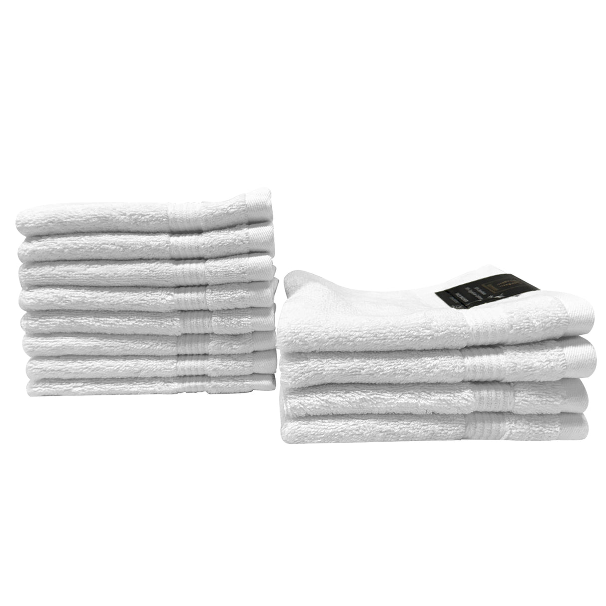 Ramesses Bamboo Egyptian Cotton 12 Piece Face Washer Towels Set | Hotel Quality Towels