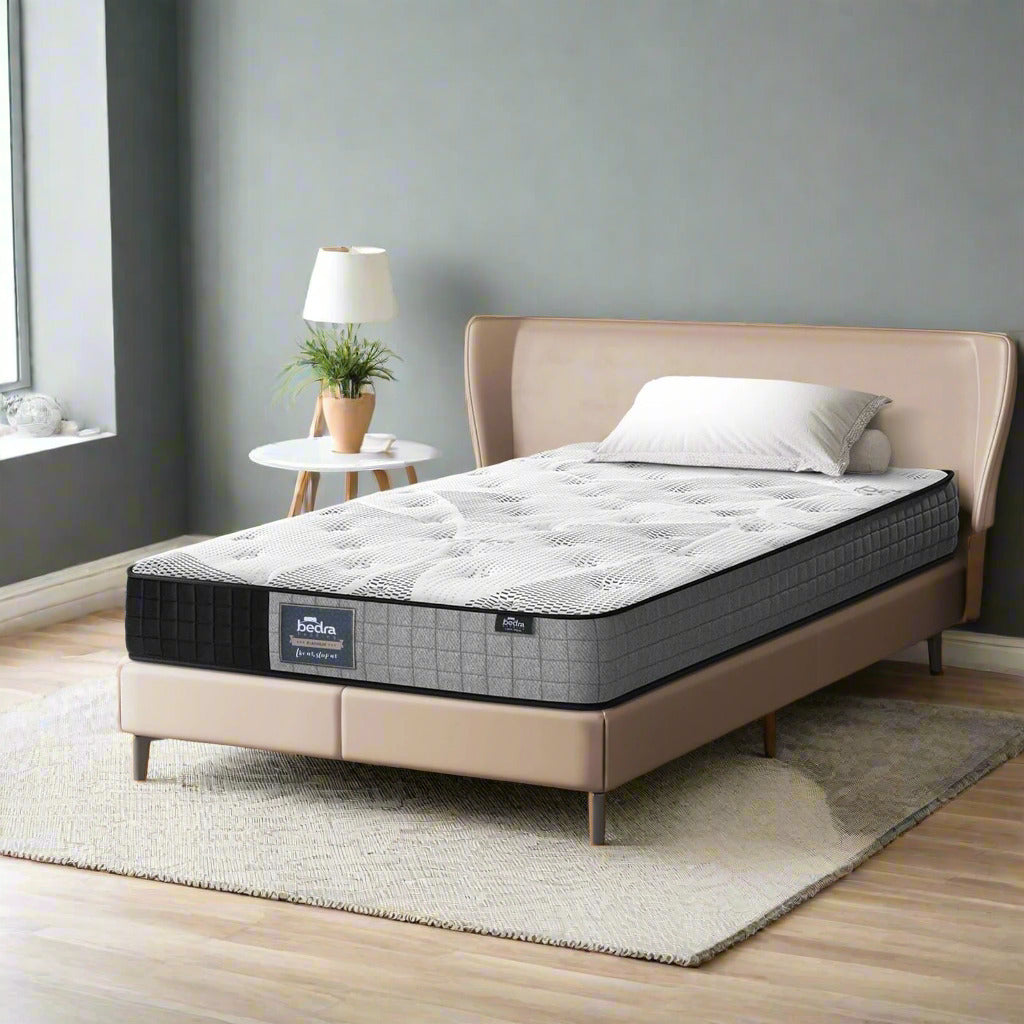 Sleep Luxe Extra Firm Seven Layer 24cm Pocket Spring Mattress | Superior Back Support Firm Top Bed Mattress