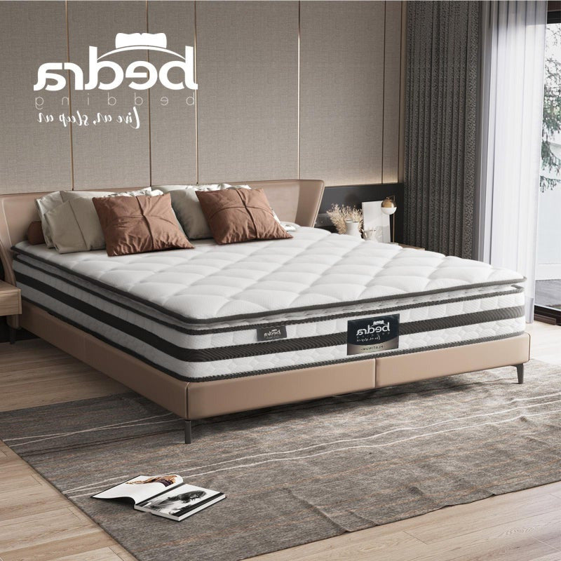 Milano Luxe 4D Air Mesh Infused Cool Gel 21cm Mattress | Full Body Support Medium Firm Matrress