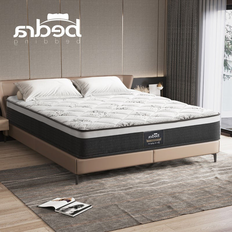 Sleep Luxe Extra Firm 6 Layer 30cm Pocket Spring Mattress | Superior Back Support Firm Bed Mattress