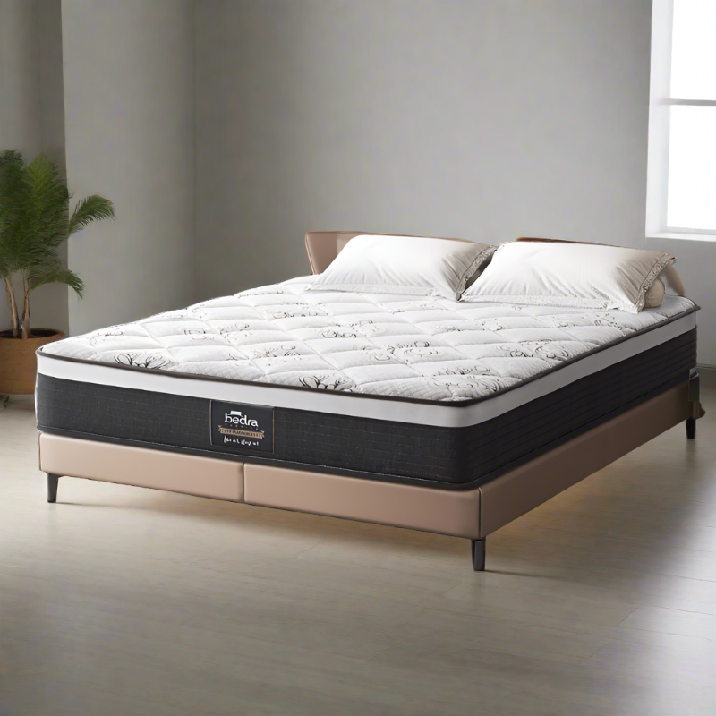 Sleep Luxe Extra Firm 6 Layer 30cm Pocket Spring Mattress | Superior Back Support Firm Bed Mattress