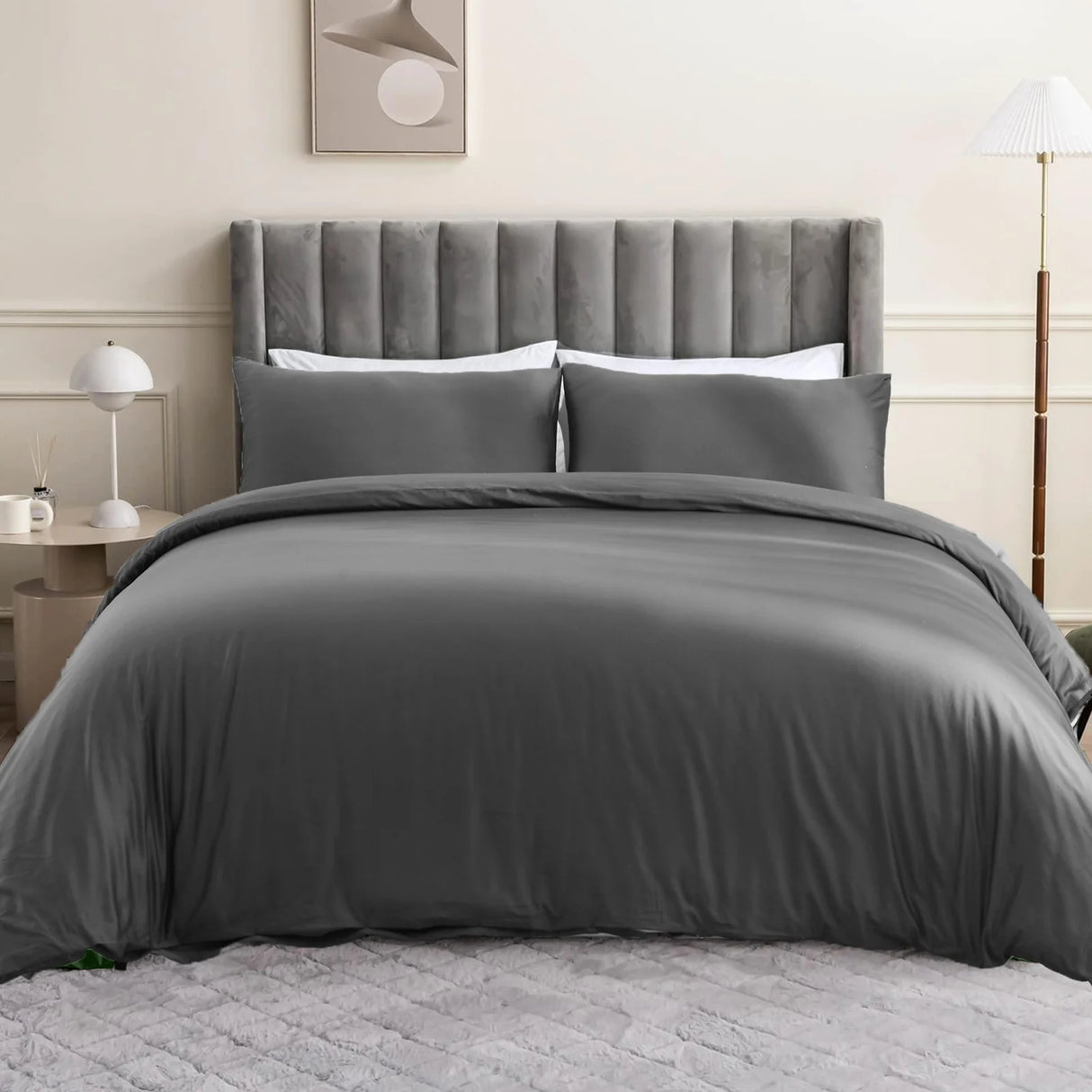 Luxiore 500TC Superior 100% Cotton Quilt Cover Set | Super Fine Pure Cotton Luxury Duvet Set