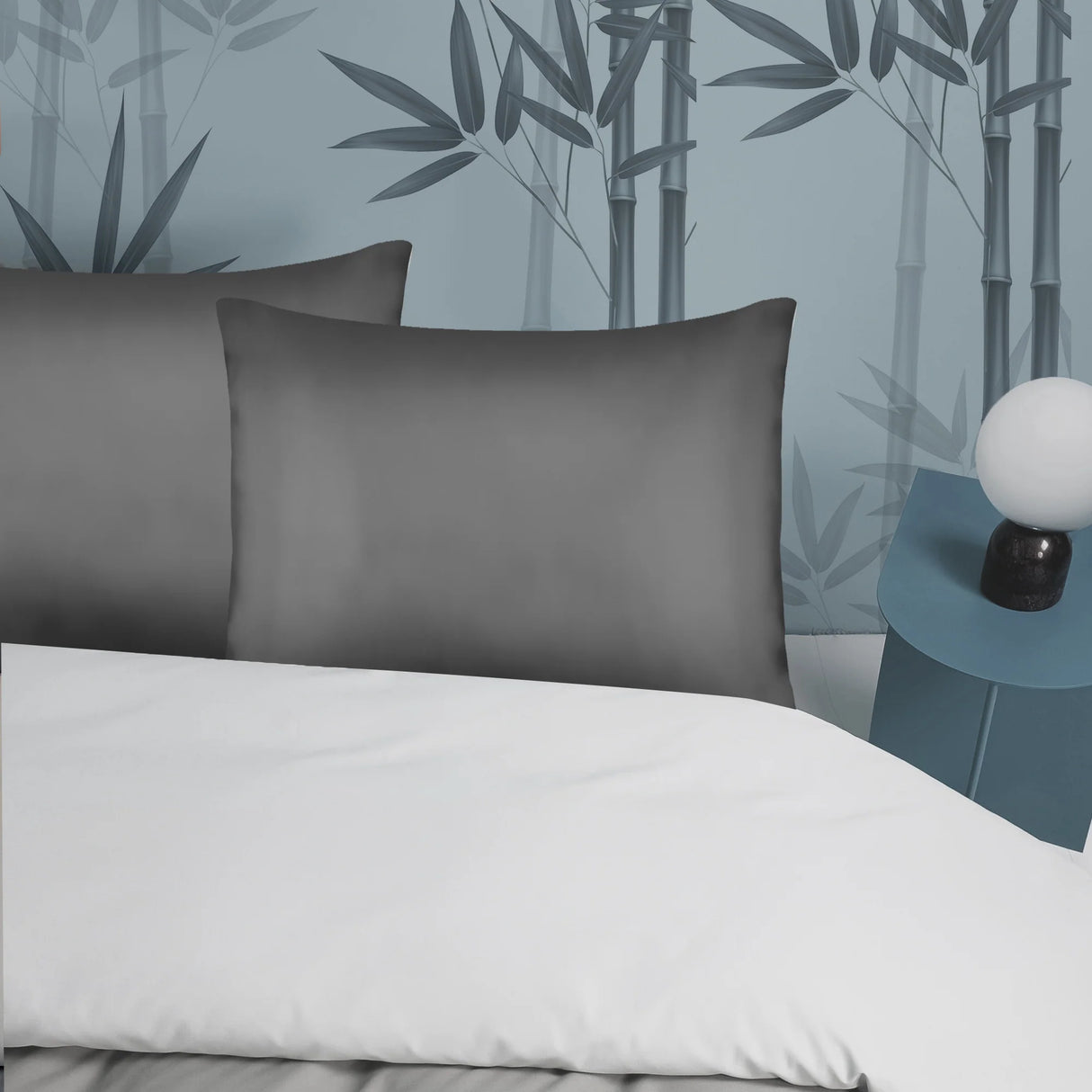 Set of Two Luxiore Ultra Soft 100% Bamboo Pillowcases | 2pc Silky 100% Bamboo Eco Friendly Pillowcases