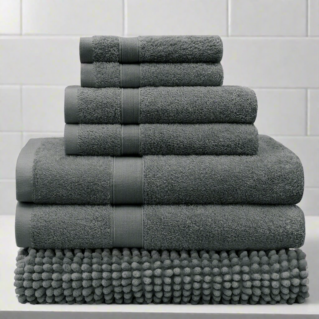 Luxiore Soft 100% Cotton 550GSM Towel Set | High Absorbing Superior Cotton Bath Towel Set