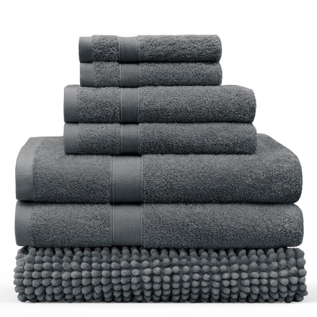 Luxiore Soft 100% Cotton 550GSM Towel Set | High Absorbing Superior Cotton Bath Towel Set