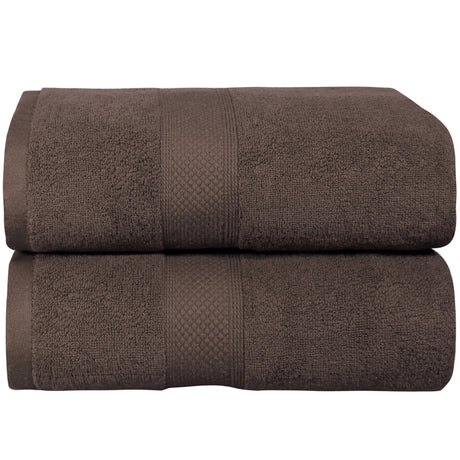 Two Extra Large Soft Cotton 650GSM Bath Sheet Set | High Absorbing  90 x 180cm 2x Bath Sheet Towel Set