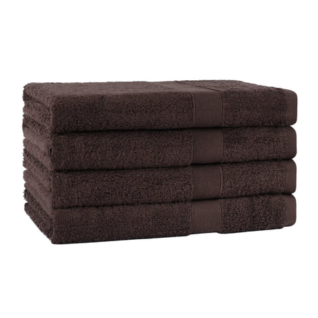 Set of Four Soft 100% Cotton 550GSM Bath Towels | High Absorbing Plush Cotton 4x Bath Towel Set