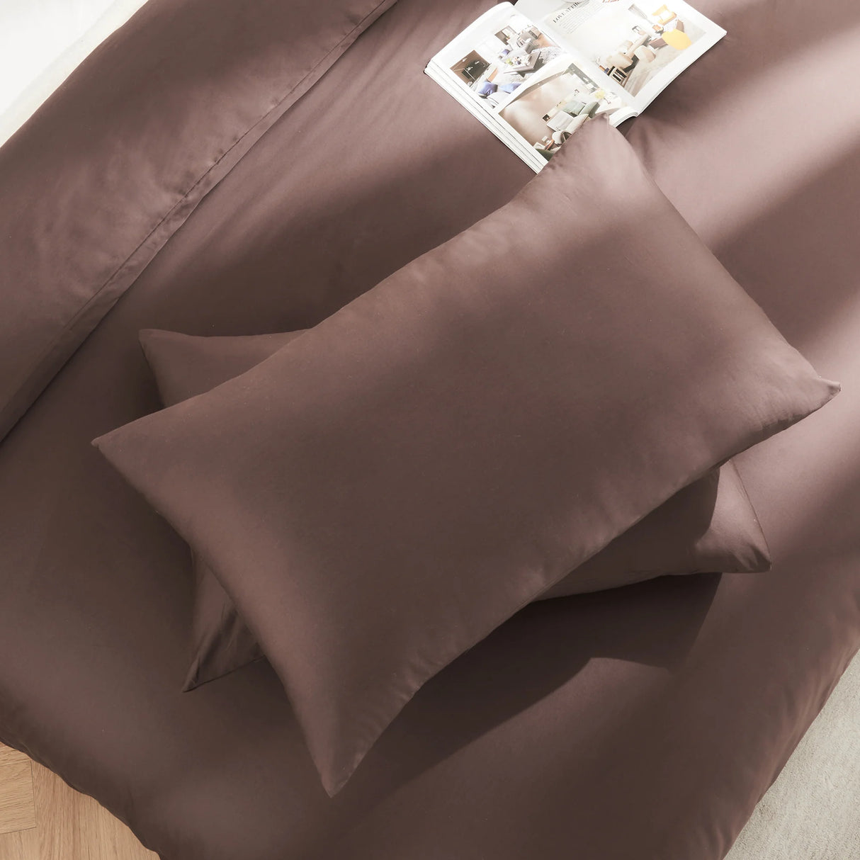 Luxiore 500TC Superior 100% Cotton Quilt Cover Set | Super Fine Pure Cotton Luxury Duvet Set