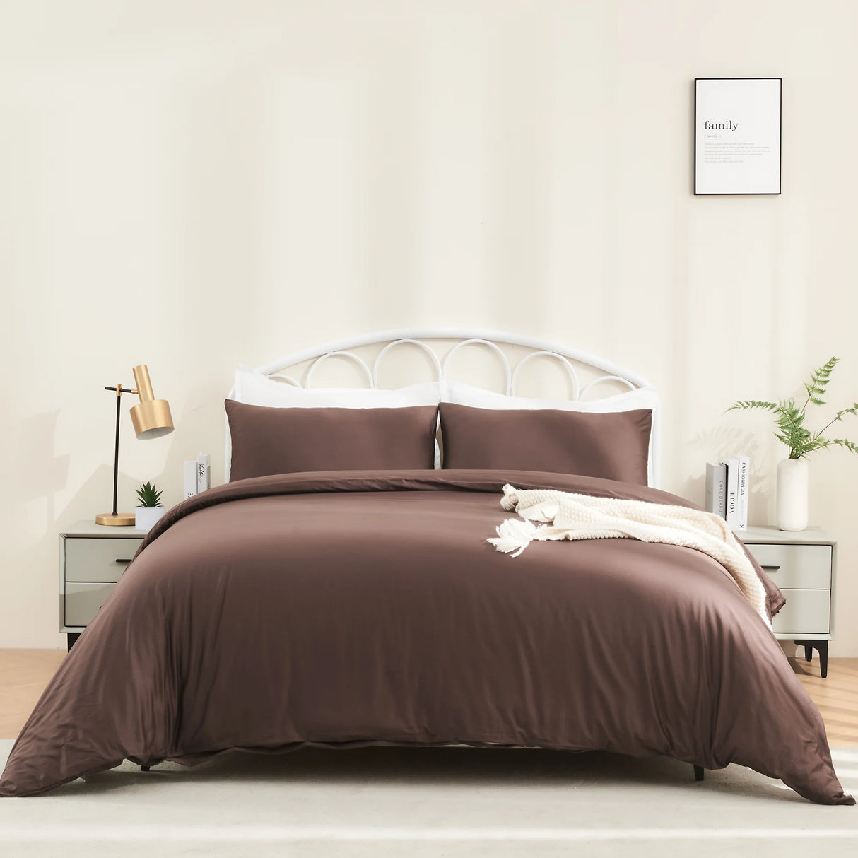 Luxiore 500TC Superior 100% Cotton Quilt Cover Set | Super Fine Pure Cotton Luxury Duvet Set