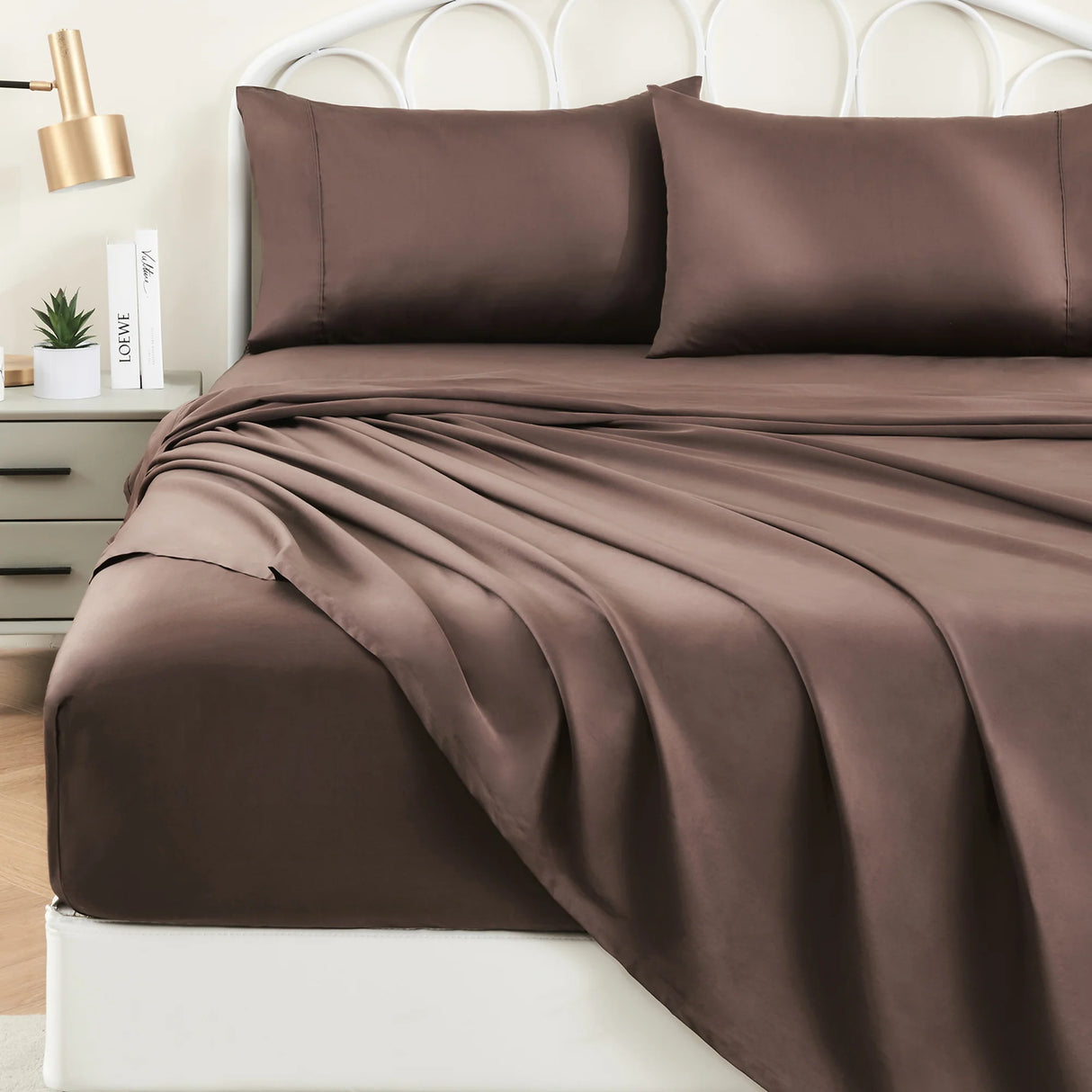 Luxiore 500TC Superior 100% Cotton Sheet Set | Super Fine Pure Cotton Luxury Sheets