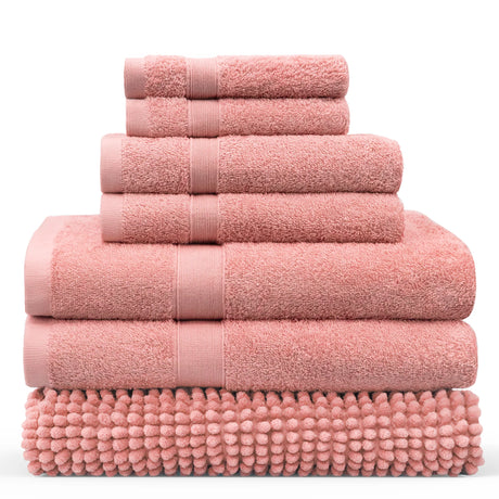 Luxiore Soft 100% Cotton 550GSM Towel Set | High Absorbing Superior Cotton Bath Towel Set