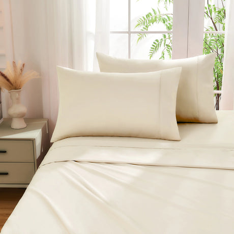 Luxiore 500TC Superior 100% Cotton Sheet Set | Super Fine Pure Cotton Luxury Sheets
