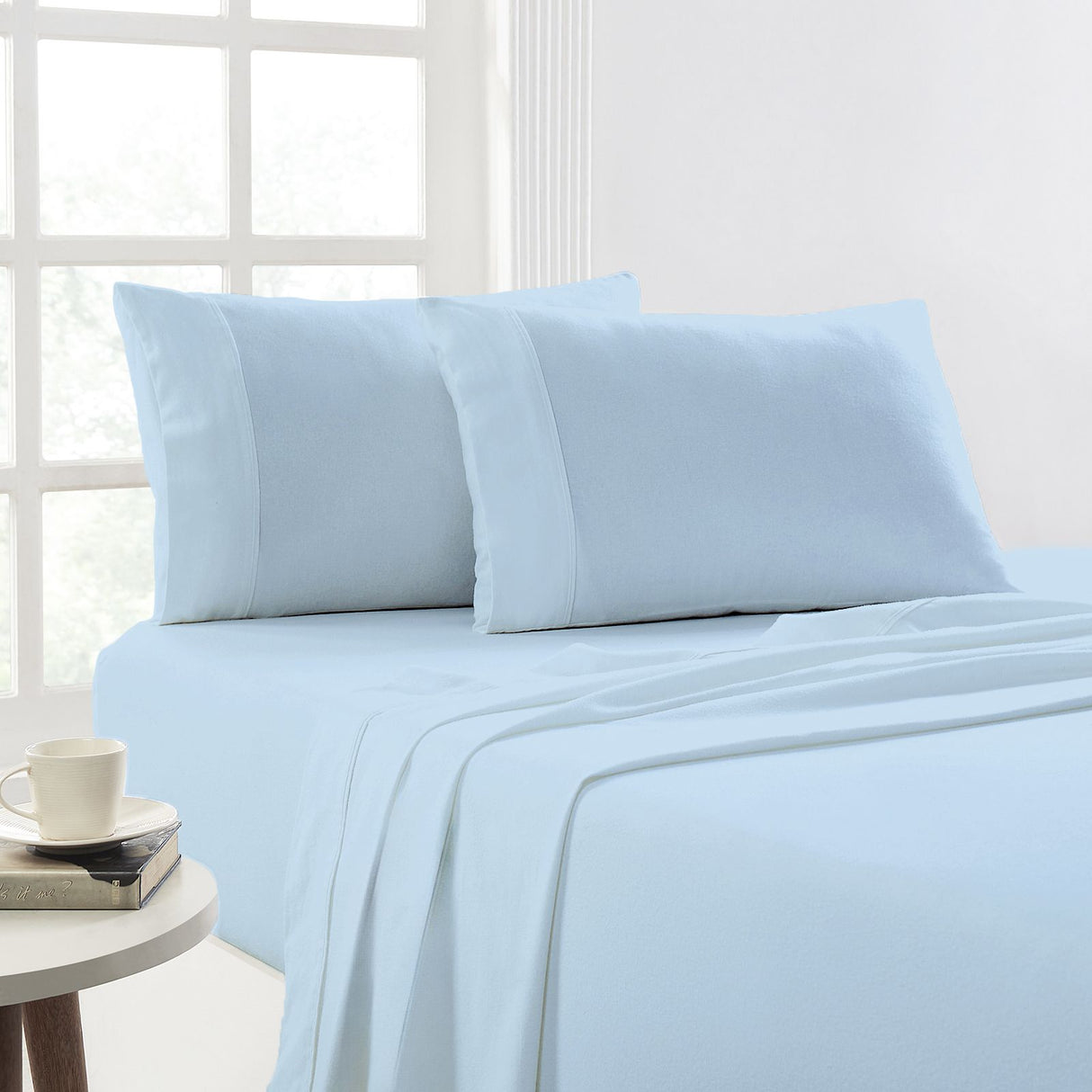 175GSM  Premium 100% Egyptian Cotton Flannelette Sheet Set by Park Avenue |Winter Warm Bedding