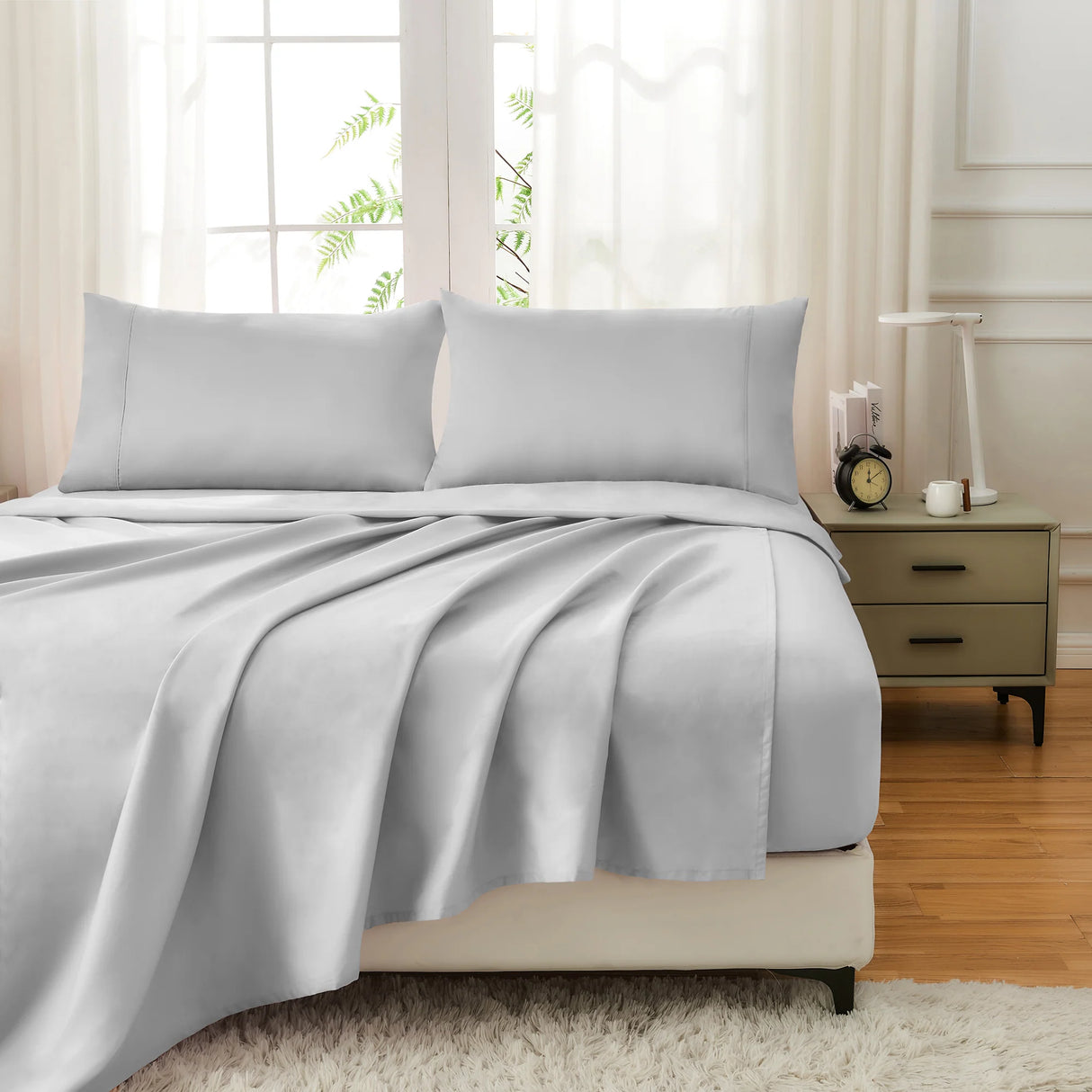 Luxiore 500TC Superior 100% Cotton Sheet Set | Super Fine Pure Cotton Luxury Sheets