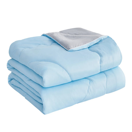 Luxiore Dual Sided Ultra Cooling Comforter | All Seasons Arc Chill Fabric Cool Max Blanket