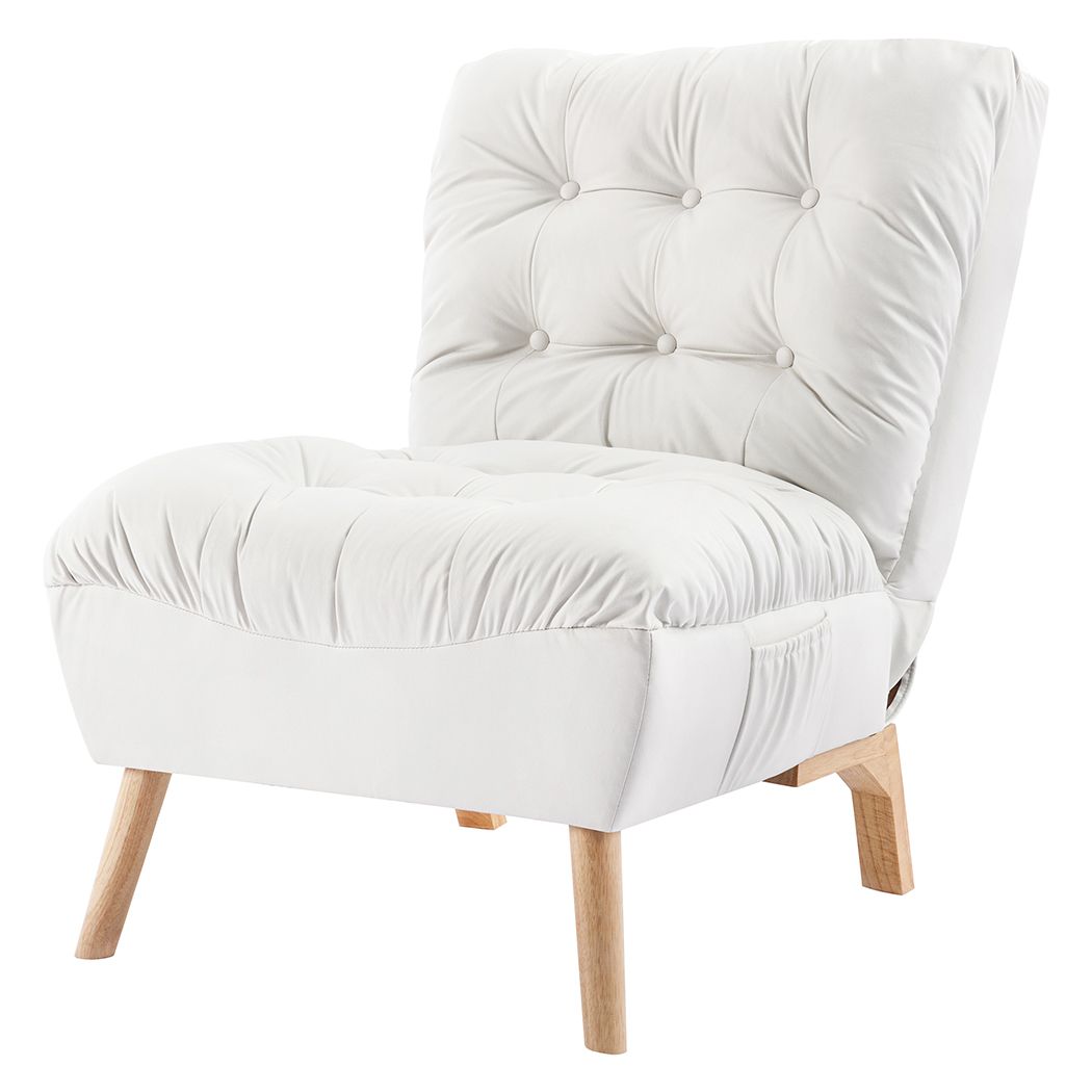Upton Plush Premium Recliner Chair | Wood and Upholstered Adjustable Accent Chair