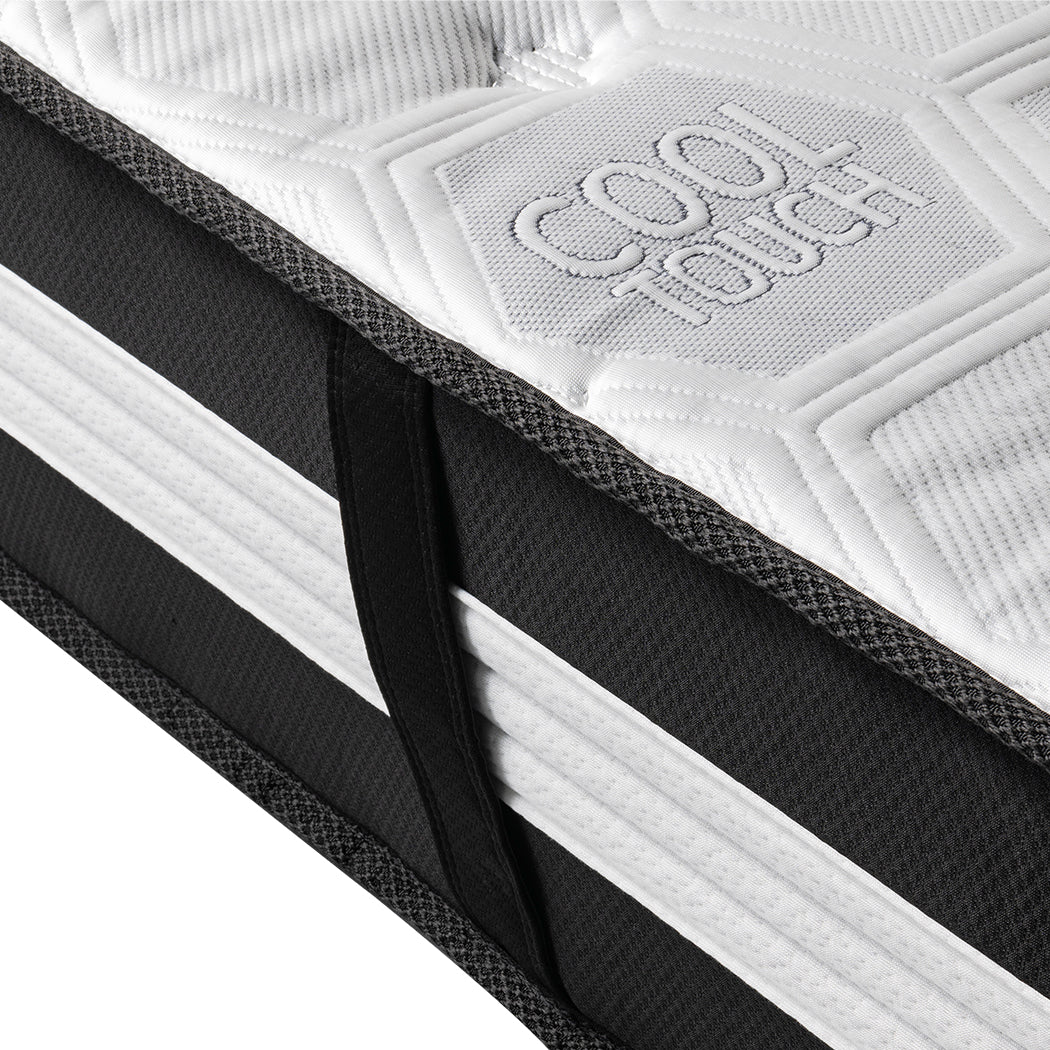 Dreameasy Ice Silk Ultra Cooling Mattress 5 Zone Pocket Spring Mattress | Reinforced Gel Infused Medium Firm Mattress