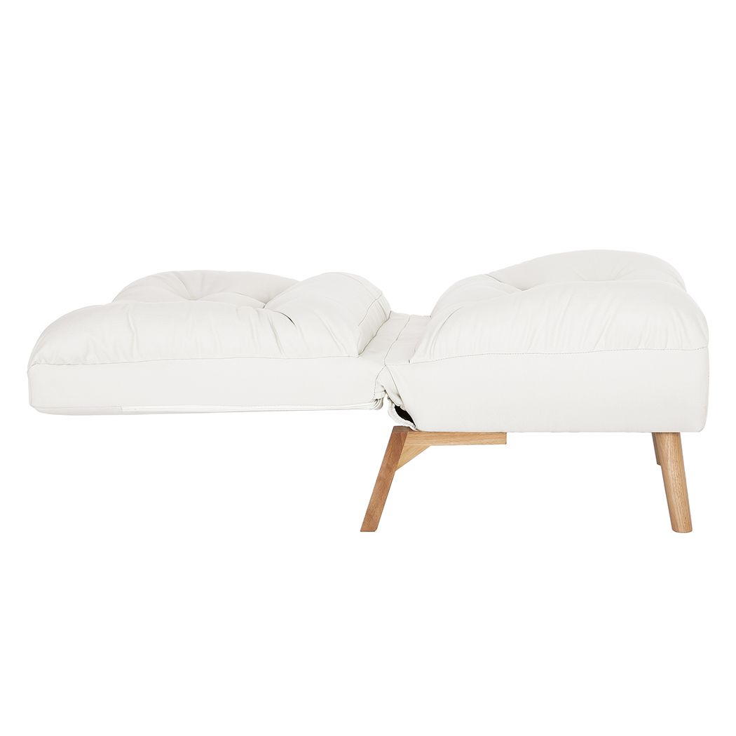 Upton Plush Premium Recliner Chair | Wood and Upholstered Adjustable Accent Chair