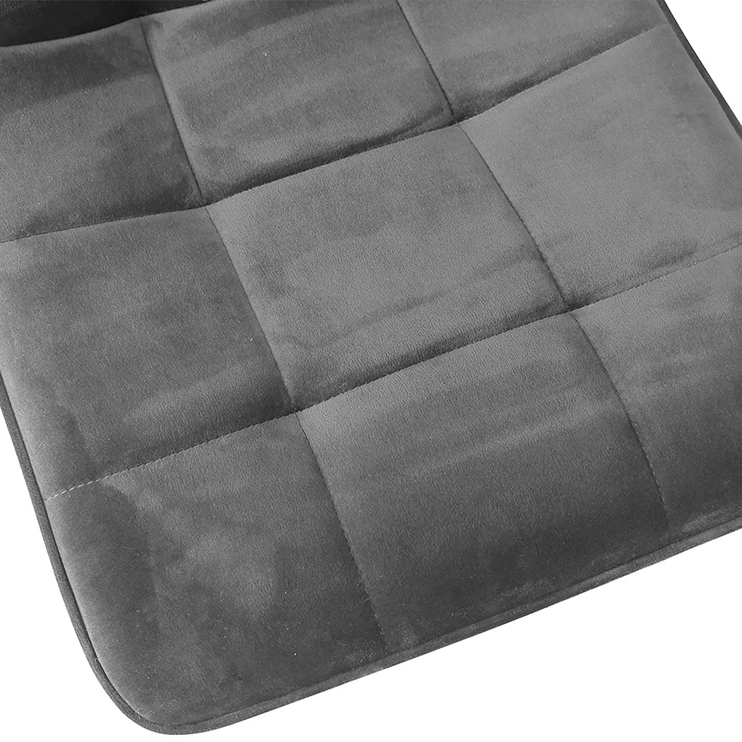 Set of Four Milano Premium Velvet Fabric Dining Chairs | Plush Velvet Padded Dining Chairs