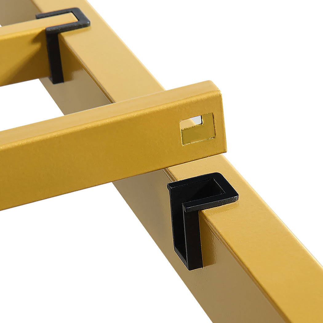 Royale Iris Metal Padded Modern Bed | High Quality Modern Slimline Bed Frame