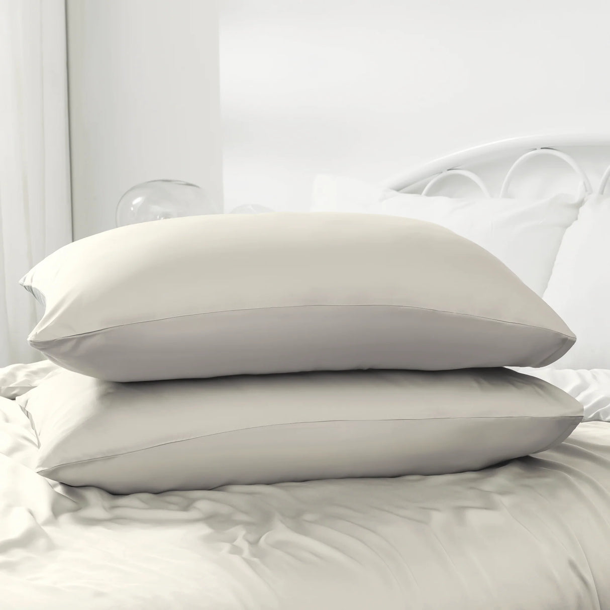 Luxiore Soft 100% Bamboo Eco Quilt Cover Set | Breathable Silky Pure Bamboo Duvet Set