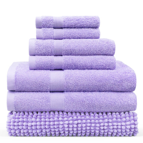 Luxiore Soft 100% Cotton 550GSM Towel Set | High Absorbing Superior Cotton Bath Towel Set