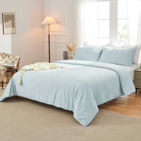 Luxiore 500TC Superior 100% Cotton Quilt Cover Set | Super Fine Pure Cotton Luxury Duvet Set