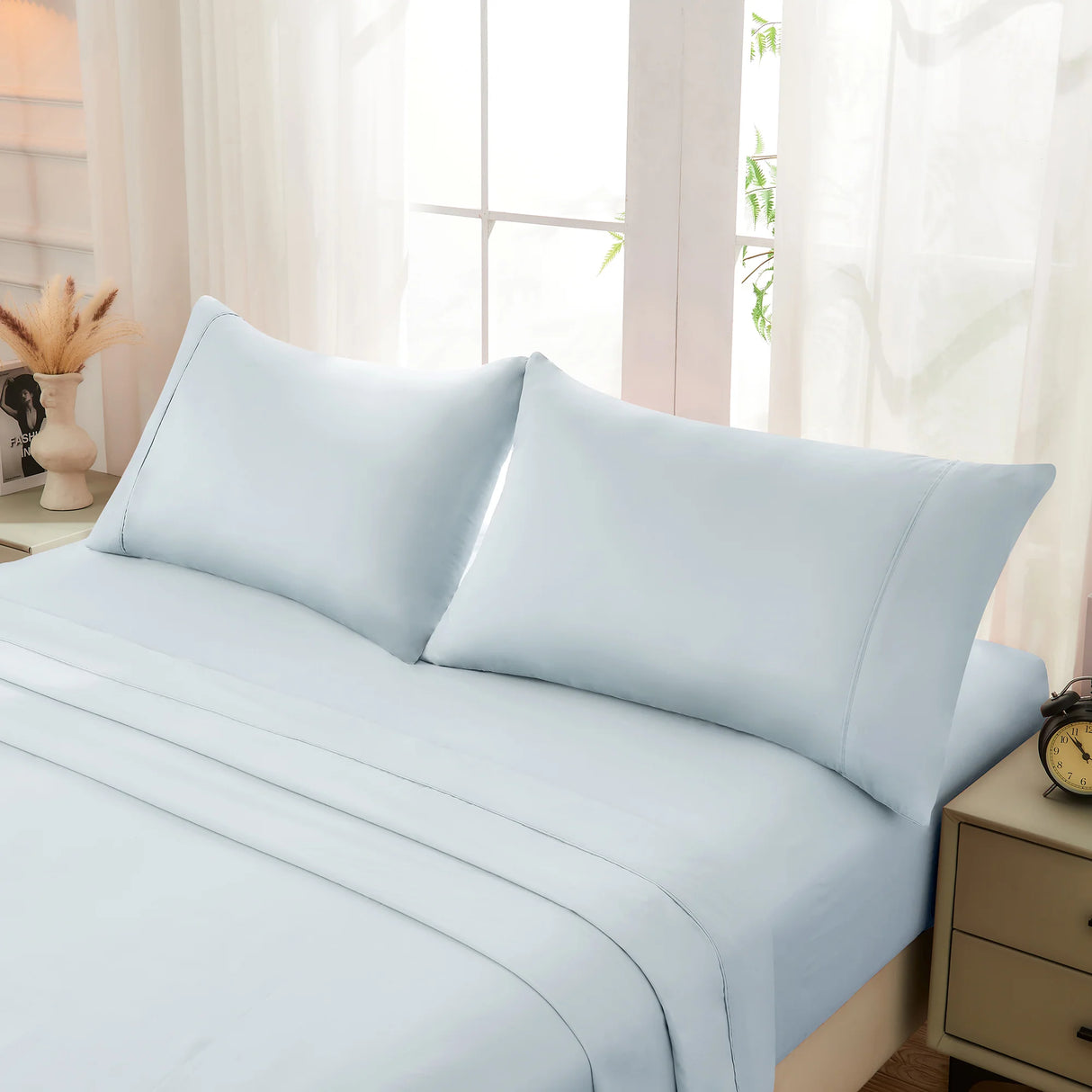 Luxiore 500TC Superior 100% Cotton Sheet Set | Super Fine Pure Cotton Luxury Sheets