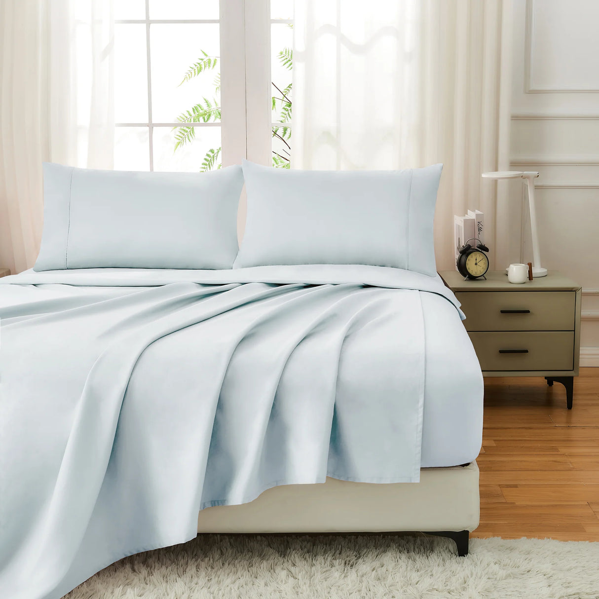 Luxiore 500TC Superior 100% Cotton Sheet Set | Super Fine Pure Cotton Luxury Sheets