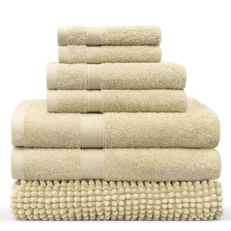 Luxiore Soft 100% Cotton 550GSM Towel Set | High Absorbing Superior Cotton Bath Towel Set