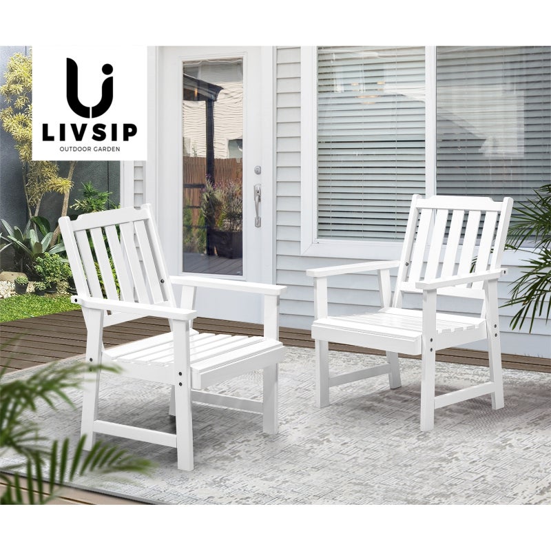 Tatiana Luxe Quality Outdoor Wooden Deck Chairs | Patio Garden High Back Armchairs