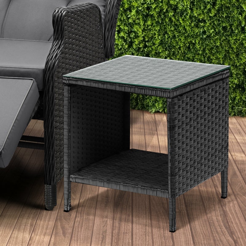 Positano Lux Rattan Wicker Outdoor Lounger Set | Weather Resistant Garden Patio Furniture | Adjustable Cushioned Lounger Sets