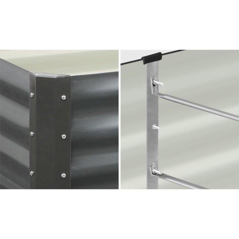 Premium Raised Garden Beds in Various Sizes | Galvanised Steel Planter Garden Beds by Livsip