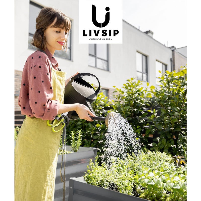 Premium Raised Garden Beds in Various Sizes | Galvanised Steel Planter Garden Beds by Livsip