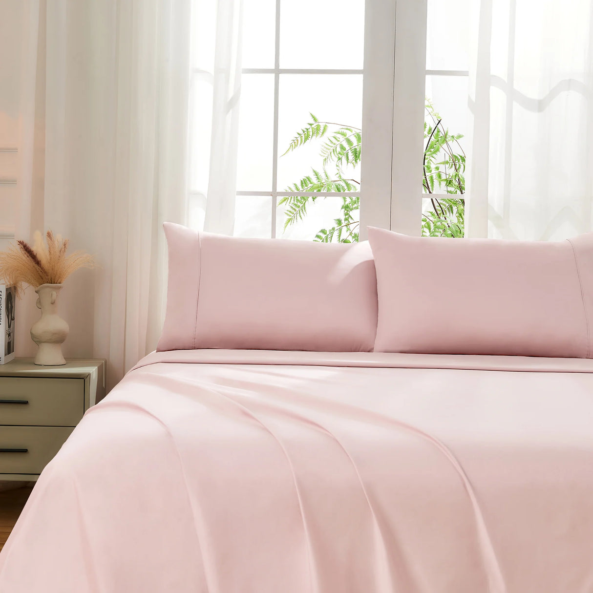 Luxiore 500TC Superior 100% Cotton Sheet Set | Super Fine Pure Cotton Luxury Sheets