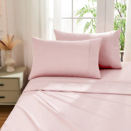 Luxiore 500TC Superior 100% Cotton Sheet Set | Super Fine Pure Cotton Luxury Sheets