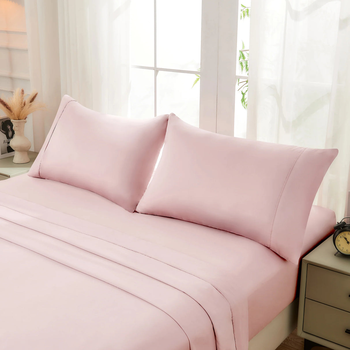 Luxiore 500TC Superior 100% Cotton Sheet Set | Super Fine Pure Cotton Luxury Sheets