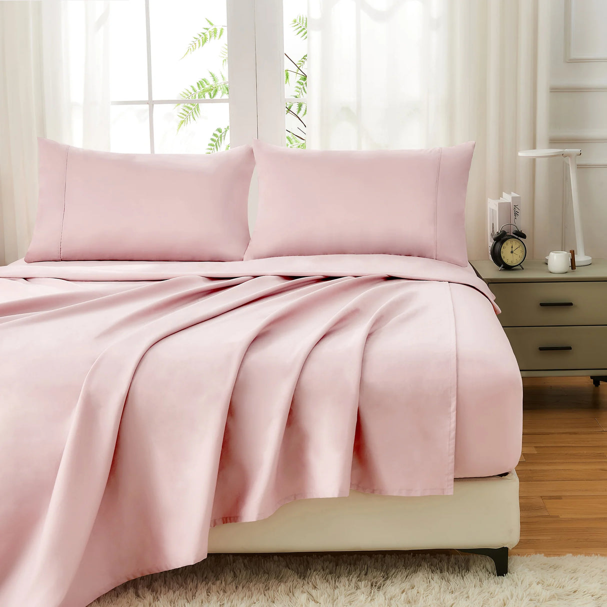 Luxiore 500TC Superior 100% Cotton Sheet Set | Super Fine Pure Cotton Luxury Sheets